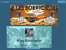 Tablet Screenshot of alasborricadas.com
